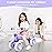 Bobike Baby Balance Bike Toys for 12-36 Months Kids Toy Boy and Girls Gifts Toddler Best First Birthday Gift Children Walker No Pedal Infant 4 Wheels Bicycle (Colorful, Purple-Light)