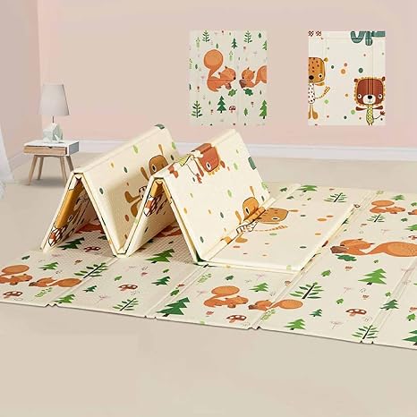 Amazon Co Jp ベビープレイマット 栗鼠 熊 可愛い 折りたたみマット ノンスリップ Xpe素材 防ダニ 拭ける 防雨 両面使用 防音 衝撃吸収 お片付け簡単 知育促進 子育て 赤ちゃん 子供用 幼稚園 保育園 子供部屋 ベビー マタニティ Amazon Co Jp ベビープレイマット 栗鼠 熊 可愛い 折りたたみマット ノンスリップ Xpe素材 防ダニ 拭ける 防雨 両面使用 防音 衝撃吸収 お片付け簡単 知育促進 子育て 赤ちゃん 子供用 幼稚園 保育園 子供部屋 ベビー マタニティ