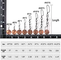 Vista 2 de Alwonder Paquete de 30 giros de doble presión, clips de liberación de línea de tablero de arrastre, broches de acero inoxidable de alta resistencia