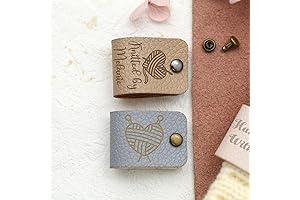 Personalized Crochet Leather Labels