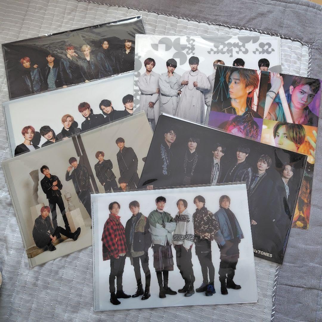 Amazon.co.jp: SixTONES 集合 クリアファイル 売り ツアー グッズ