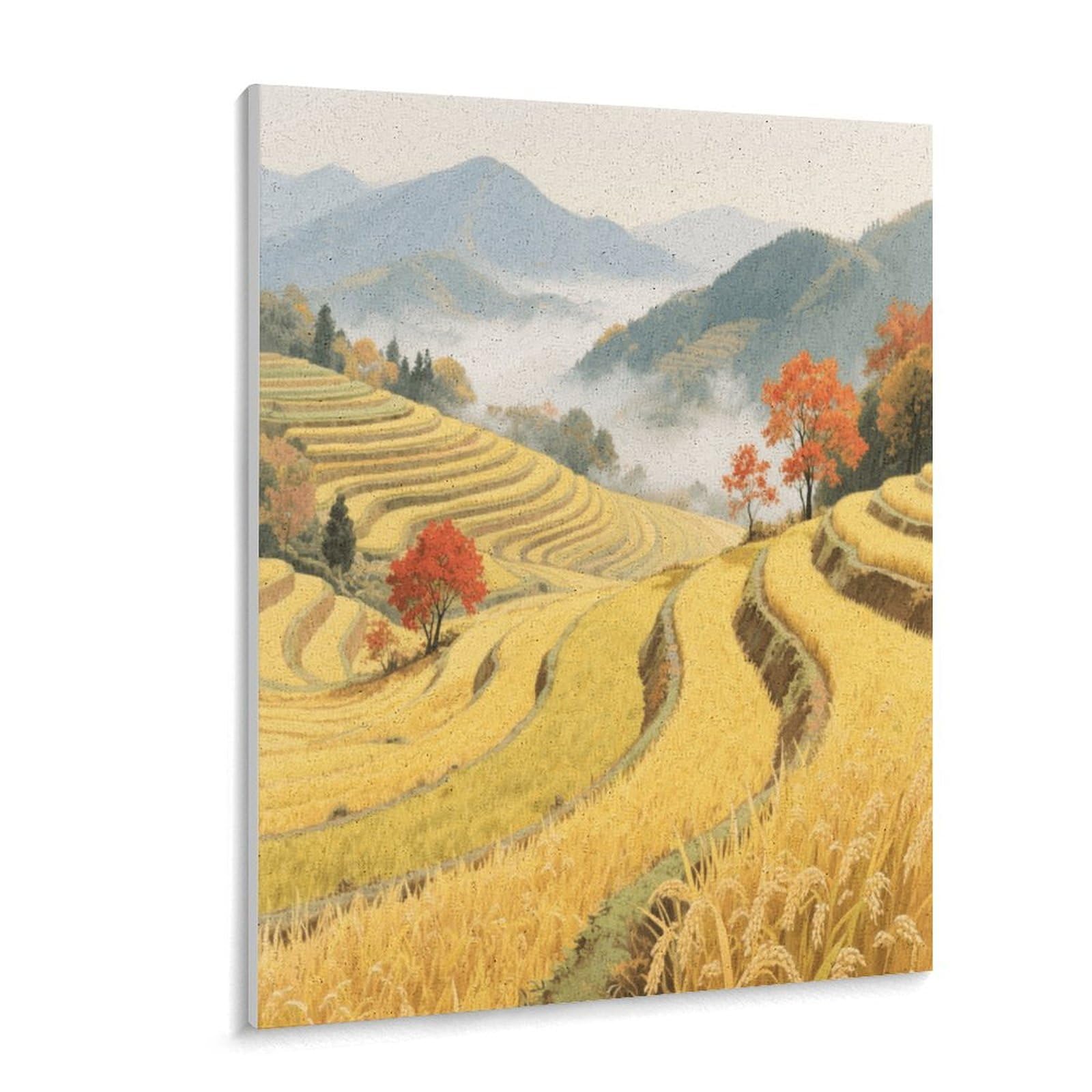 KOAYUBFC Malen-nach-Zahlen-Set für Erwachsene, Anfänger, Erwachsene, Malen-nach-Zahlen-Kits auf Leinwand, Acryl-Ölfarben, Gemälde mit Pinseln als Geschenk, Wanddekoration für Zuhause, Wanddekoration