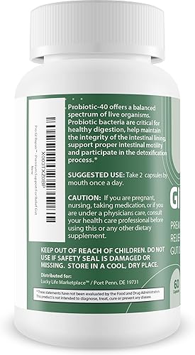 Miniatura 3 de Pro GI Repair - Suplemento probiótico premium para apoyar la salud intestinal - Apoya la función gastrointestinal y la regularidad - Fórmula