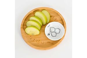 8" Rosh Hashanah Apple and Honey Plate and Dish