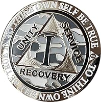 Vista 1 de 1 año AA Medallón Reflex Invierno Camo Plateado Camuflaje Color Chip