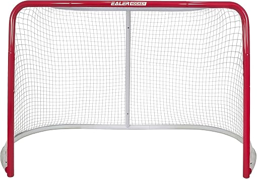 EALER 64 Street & Ice Hockey Goal - HTG72P / 26 Triangle Hockey Passer Rebounder - HTTP3 / 72 x 48 Hockey Goalie Shooting Target - HTST50 / Shooting Targets - 3 or 6 Targets