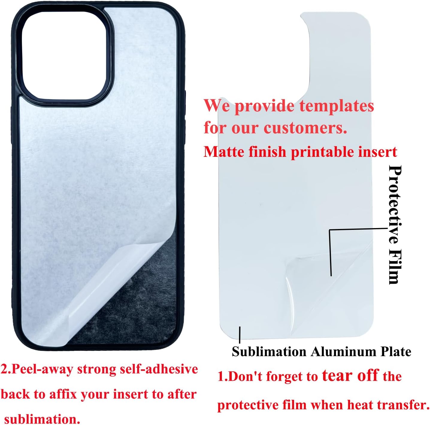 JUSTRY 10 Sets Sublimation Blanks Phone Case Bulk Covers Compatible with Apple iPhone 15, 6.1-Inch (2023), 2 in 1 2D Soft Rubber DIY Customizable Sub Cases +Aluminum Insert Matte,Easy to Sublimate