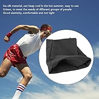 Vista 2 de Pulsera de ejercicio para el sudor, elástica de seda de hielo, 2 unidades, transpirable, para acampar