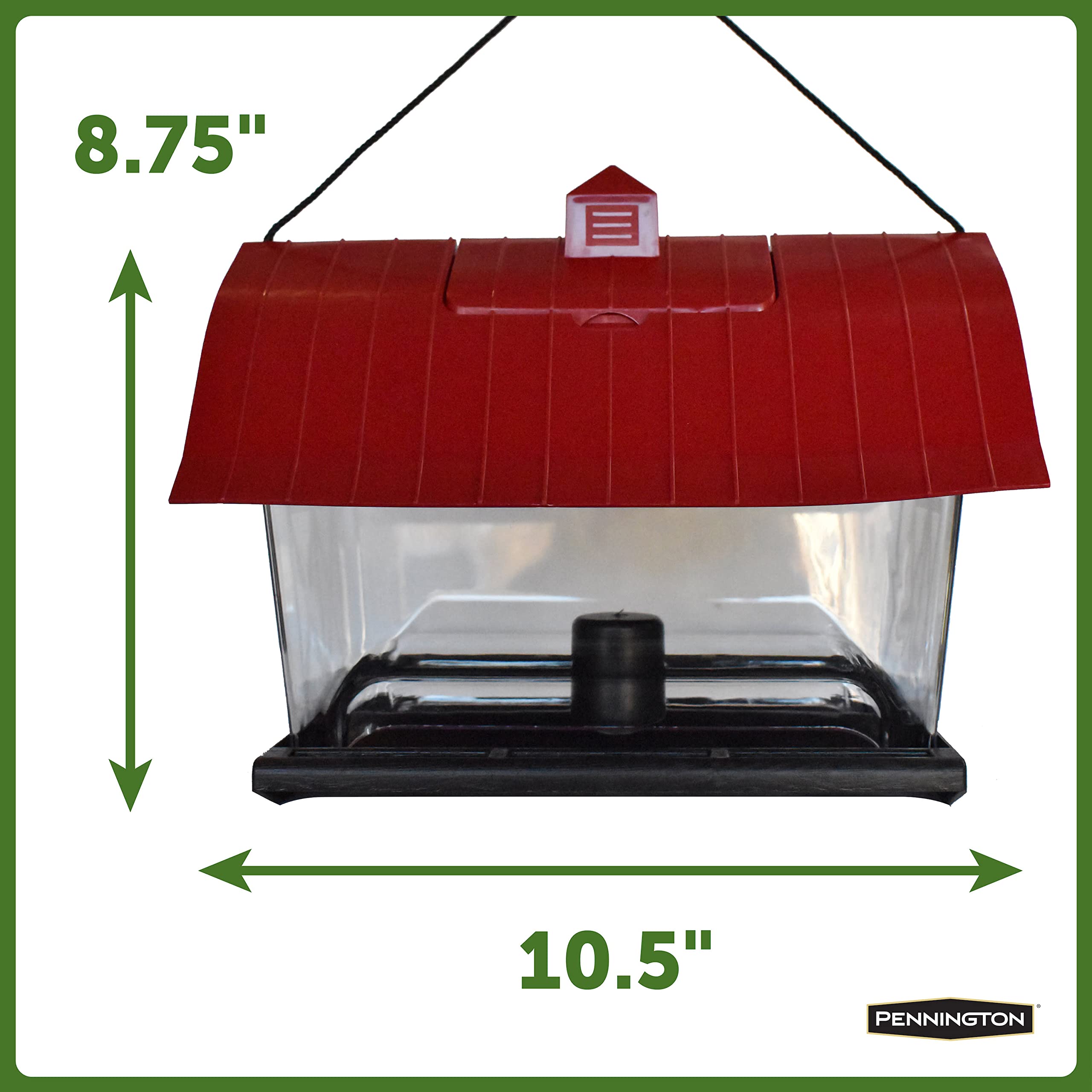 Pennington Country Barn Mangeoire à Oiseaux Capacité 2 kg