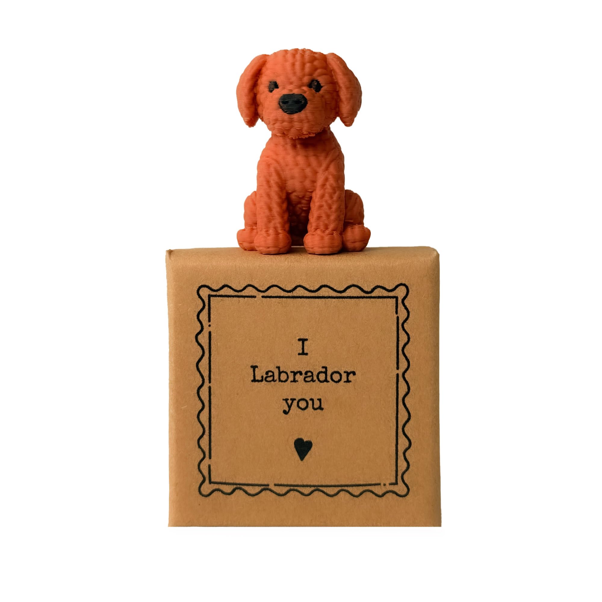 Image Industry I Labrador You – Tiny Little Gifts – Labrador Keepsake in Small Gift Box – Sentimental Style Gift for Dog Lovers, Best Friend or Loved One (Fox Red)