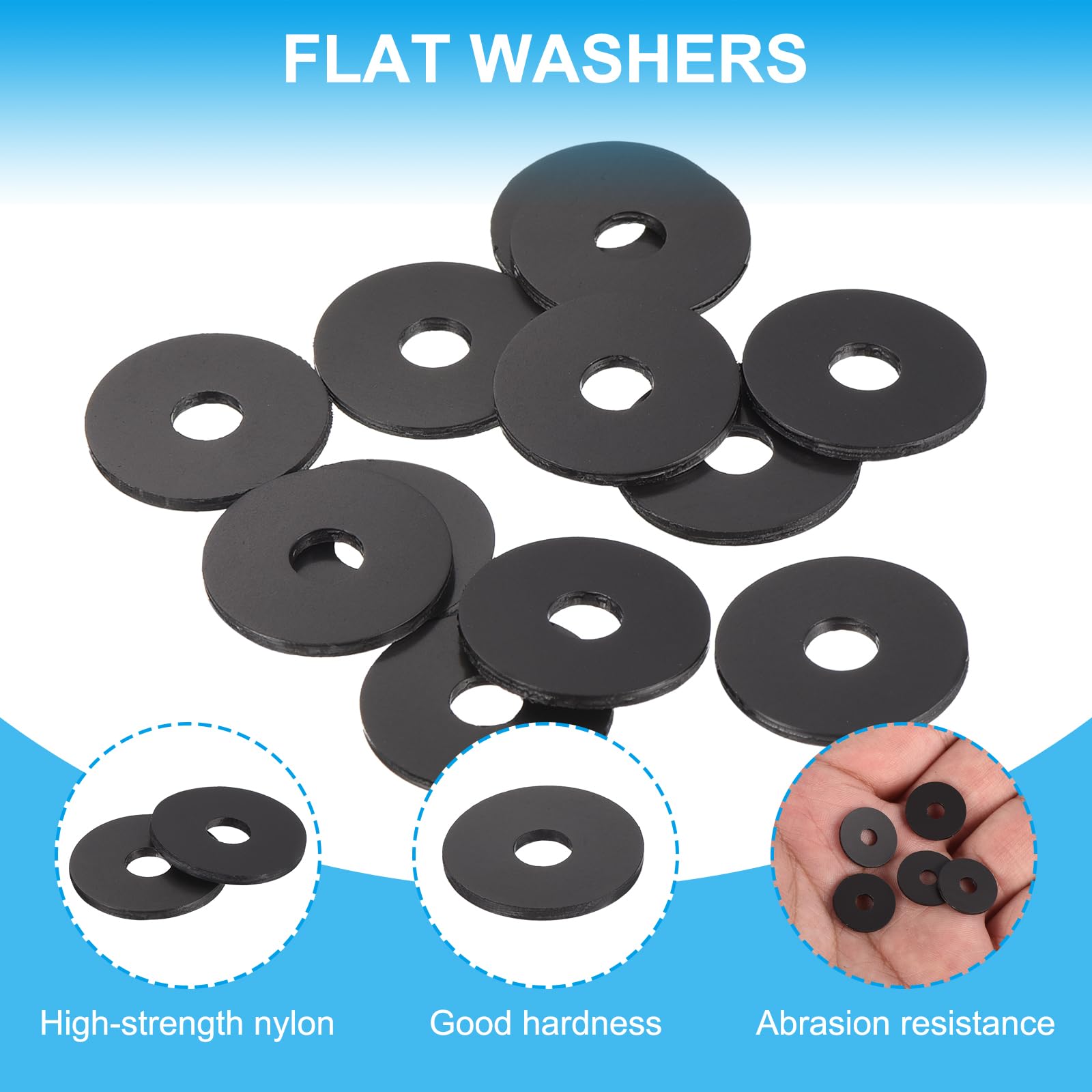 PATIKIL Nylon Flat Washers - Image 3