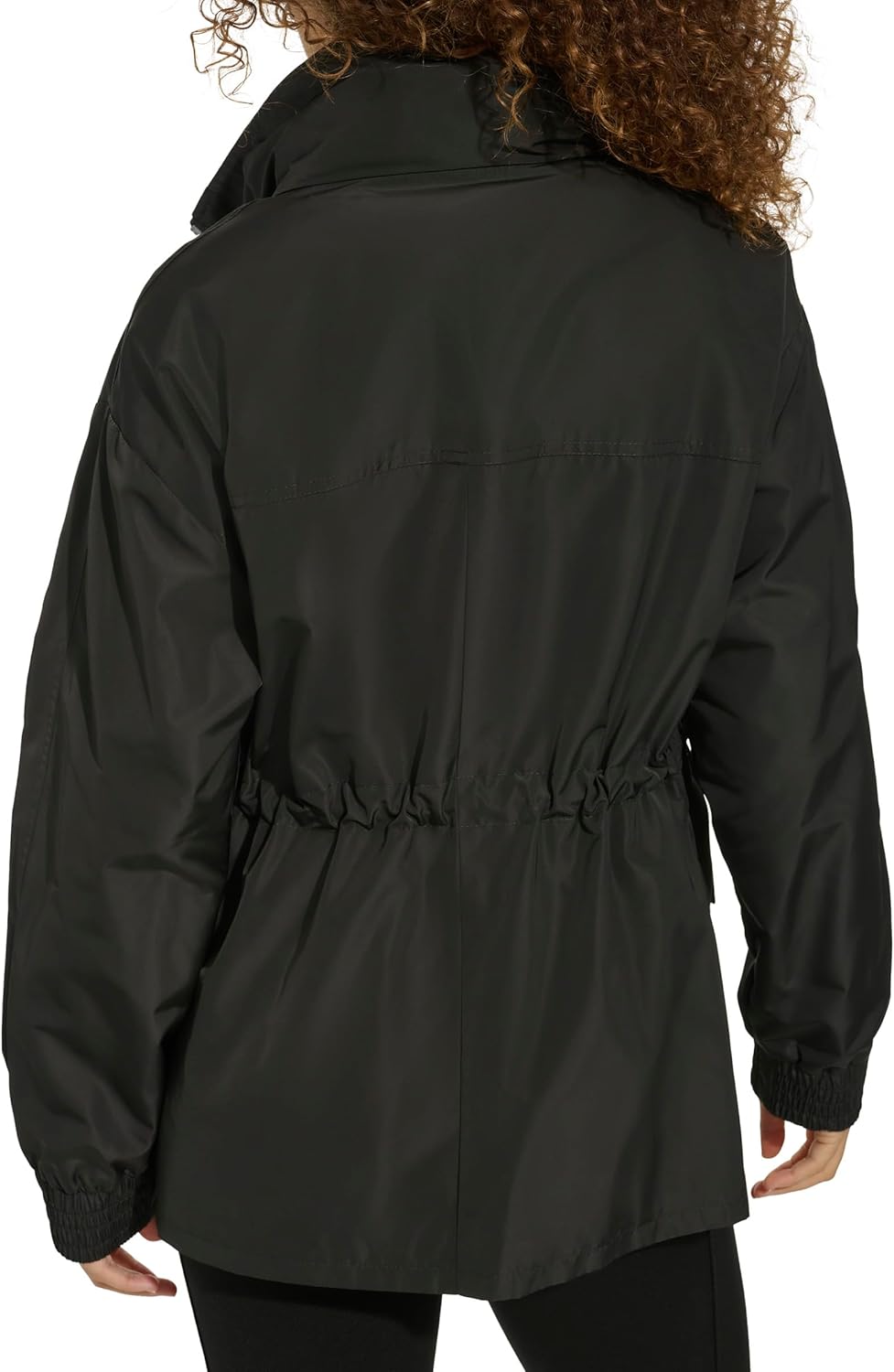 KARL LAGERFELD Women's Soft Windbreaker Rain Wear Durable 3 Pocket Anorak - Image 3