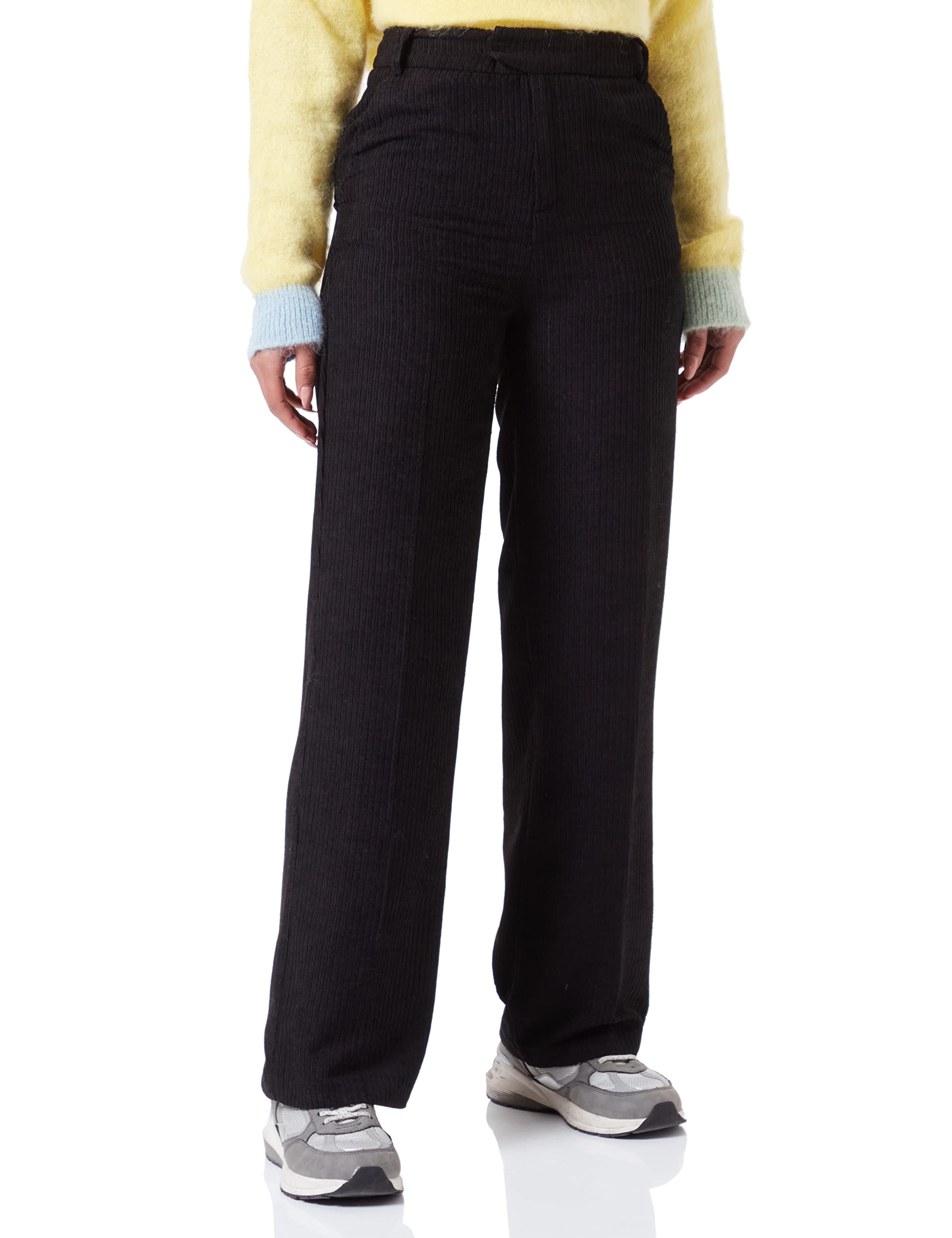 United Colors of Benetton Trousers 48TFDF02B, Black 100, 40 Woman