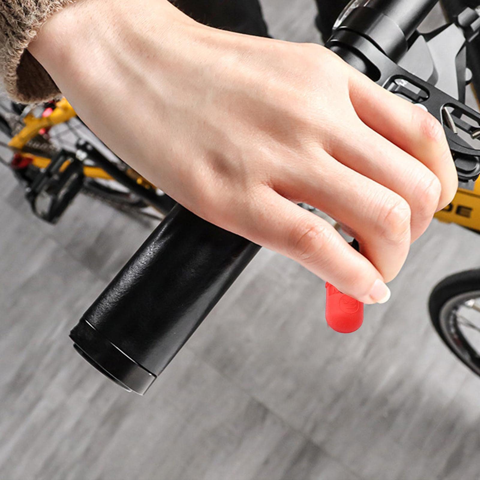 VGEBY Bremshebelabdeckung Aus Silikon – 1 Paar Rutschfeste Griffschutzhüllen Für Fahrradbremsen, Für MTB & Rennrad, 7,5 Cm, Versch. Farben