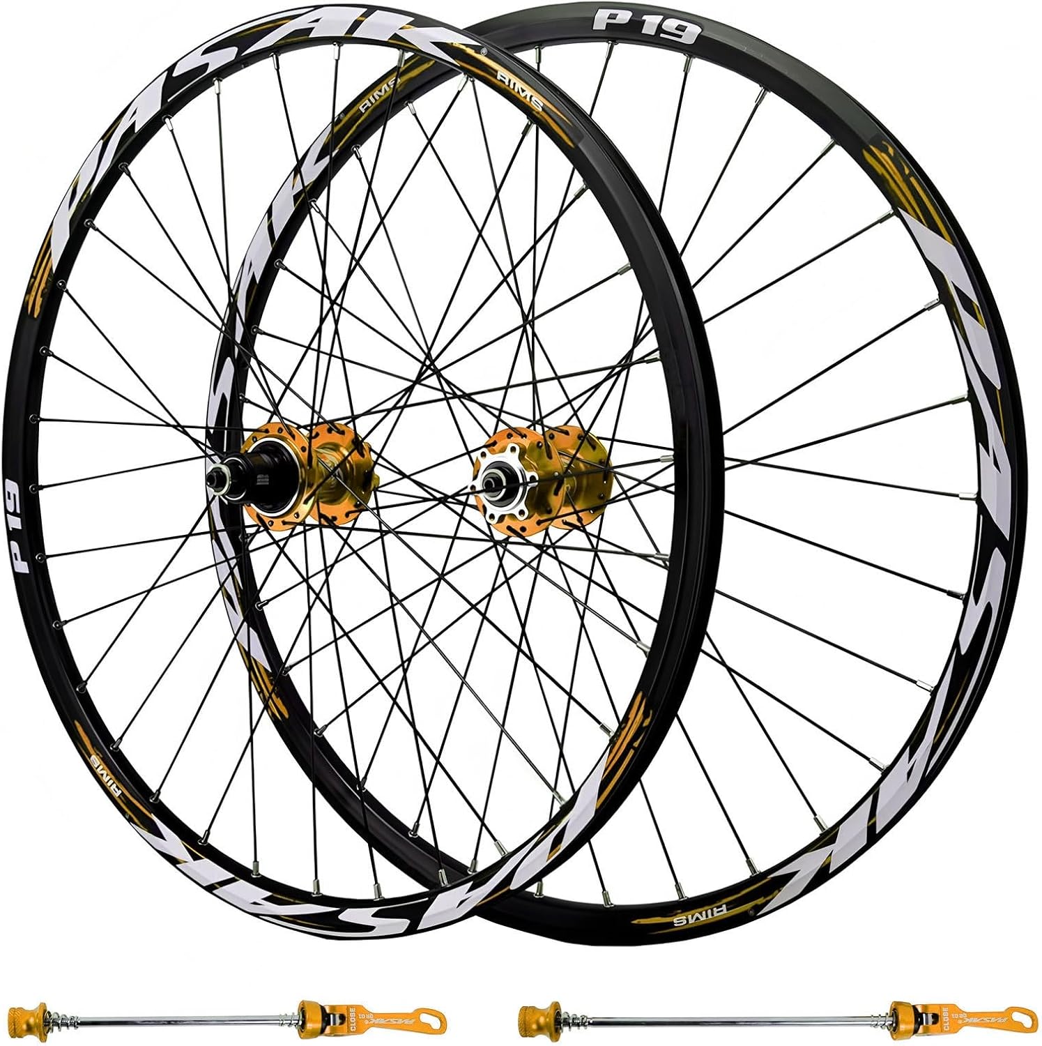 AuroraXQ 26 27.5 29 Mountain Bike Wheelset Double Wall XD-HUB Bicycle Rear Wheel Quick Release Disc Brakes 11/12 Speed(Green,29)