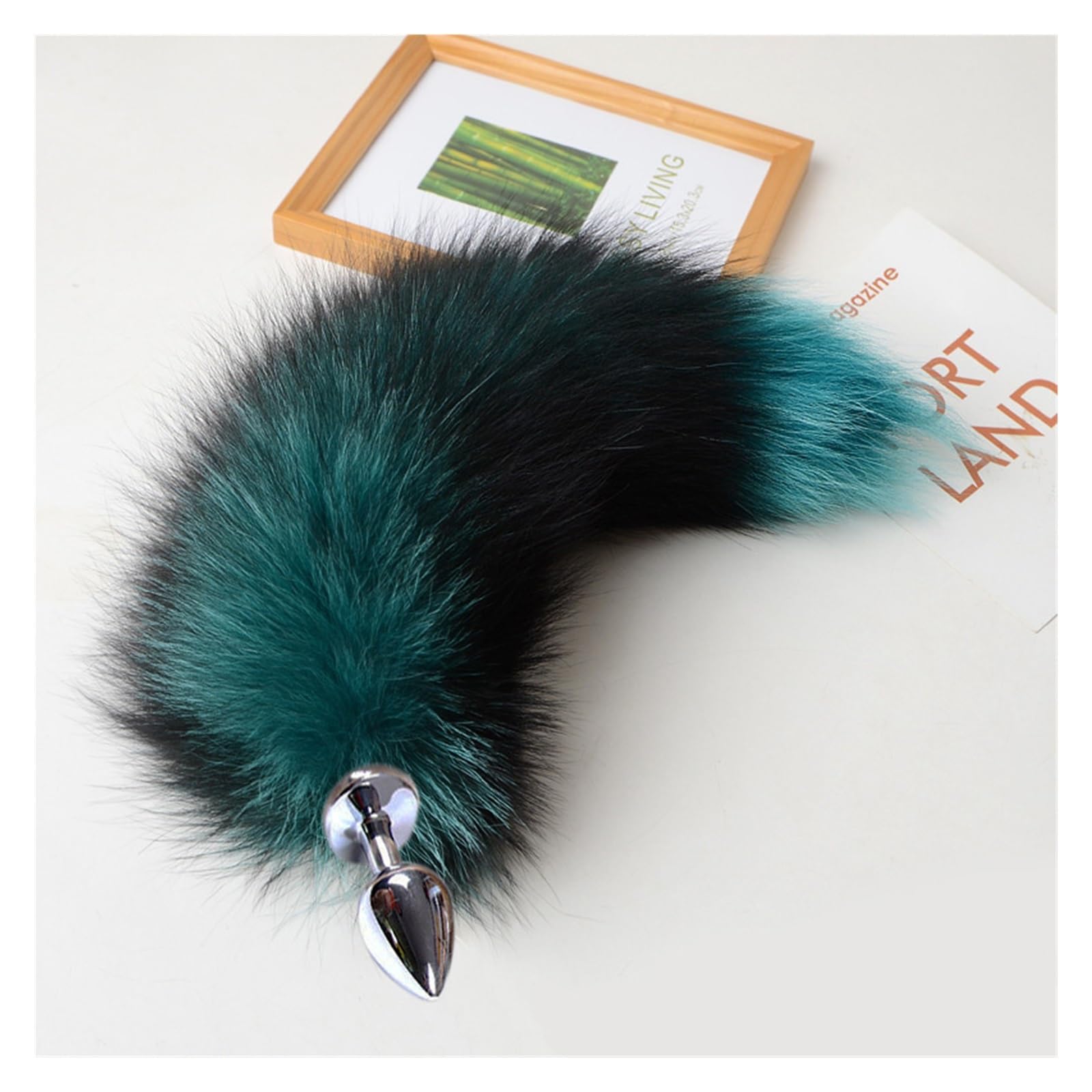 Fox Tails Anal Plug Metal Anal Sex Toys Butt Plug Sex Games Role Play Cosplay Toys Drop Shipping (Color : B, Size : S pug) — view 11