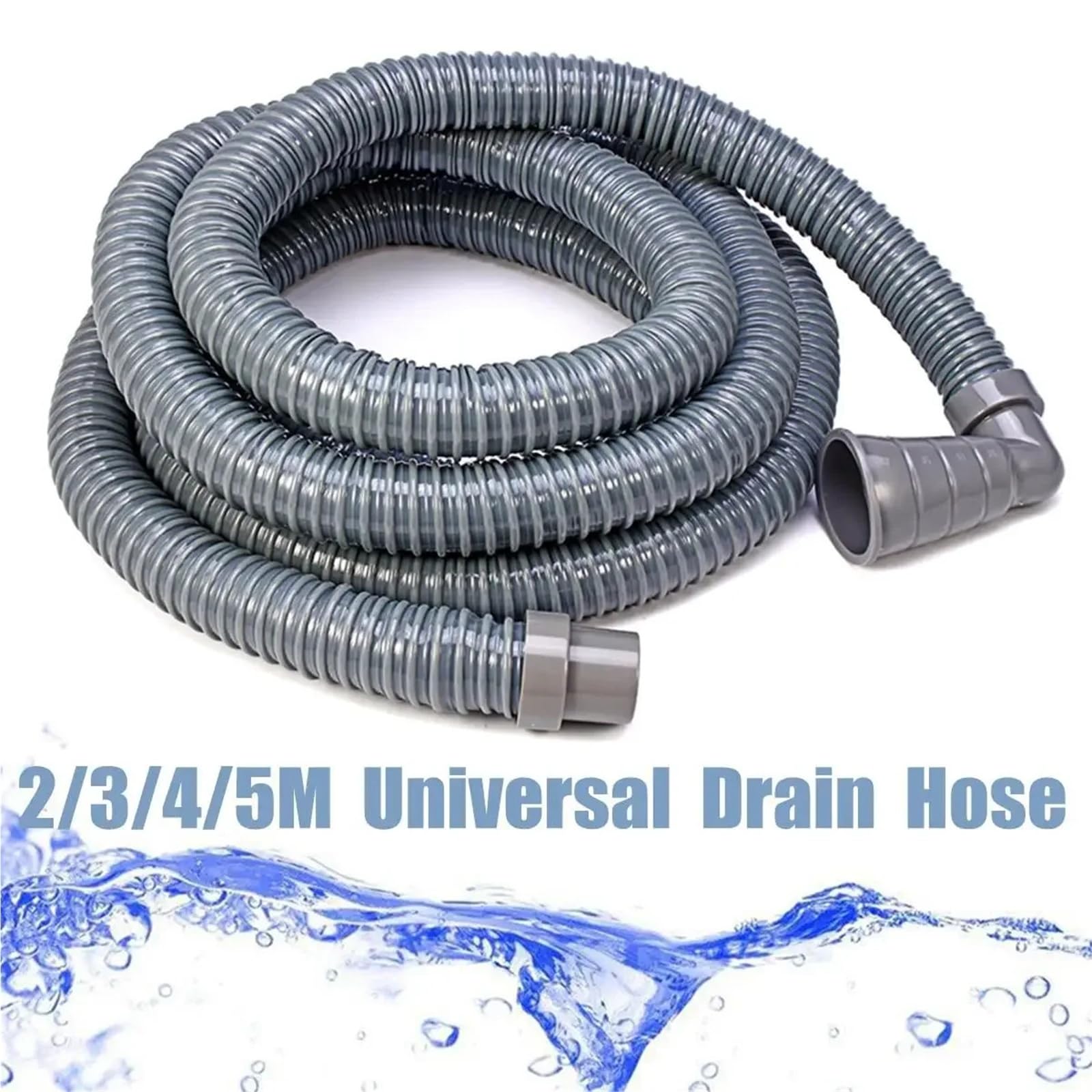 Tubo Di Drenaggio Della Lavatrice | Tubo Di Drenaggio Della Lavastoviglie 2/3/4 5M 32-42mm Uscita Delle Acque Reflue Spegne Tubo Morbido(5m)