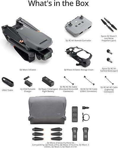 Miniatura 2 de DJI Mavic 3 Classic Bundle - Con cámara Hasselblad 43 CMOS, video HD de 5.1K, tiempo de vuelo de 46 minutos, detección inteligente de obstáculos y