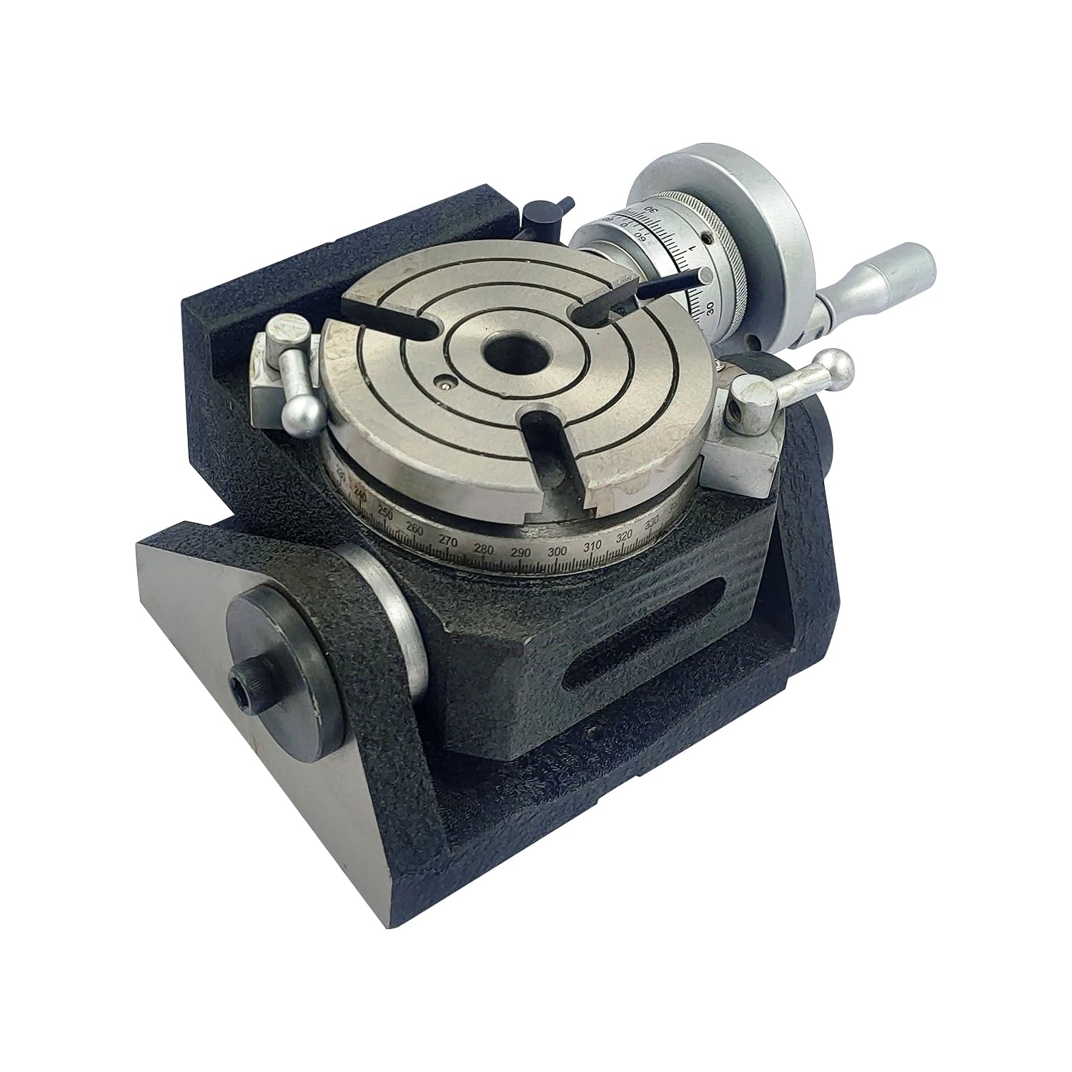 Mesa de indexación giratoria de fresado inclinable HV4 II de 110 mm rígida