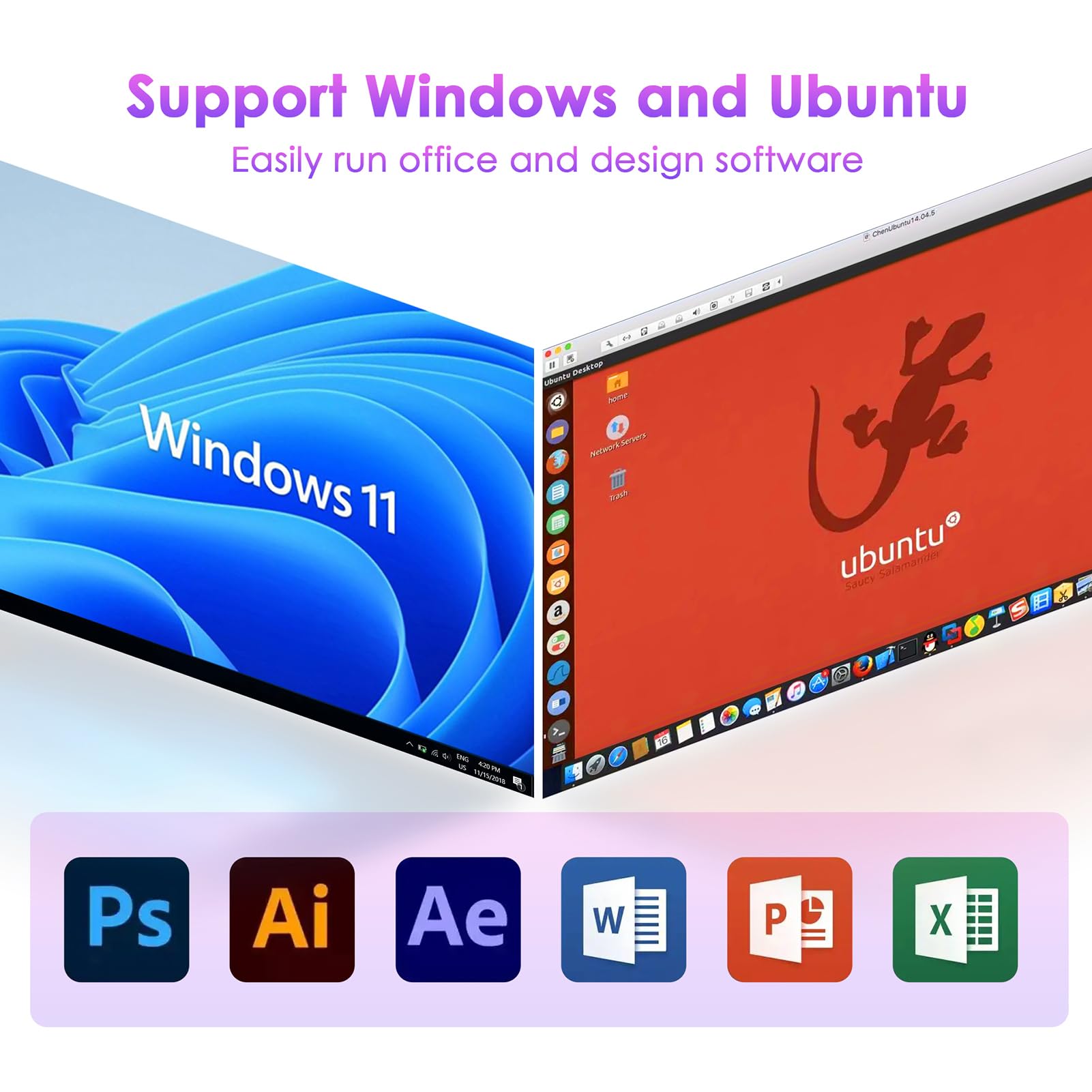 Amazon.co.jp: ミニ PC Windows 11 ミニ デスクトップ コンピューター