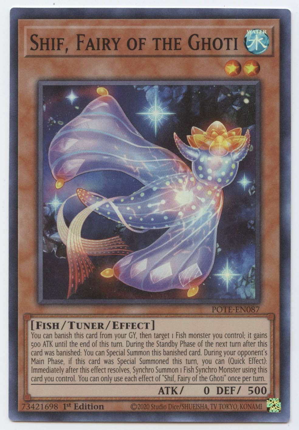 ghoti cards yugioh Amazon.com: Yu-Gi-Oh! Shif, Fairy of The Ghoti - POTE-EN087 - Super Rare