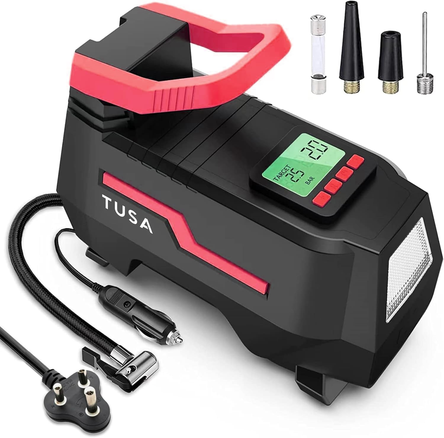 TUSA AC/DC 2in1 Tyre Inflator Portable Air Compressor for Car