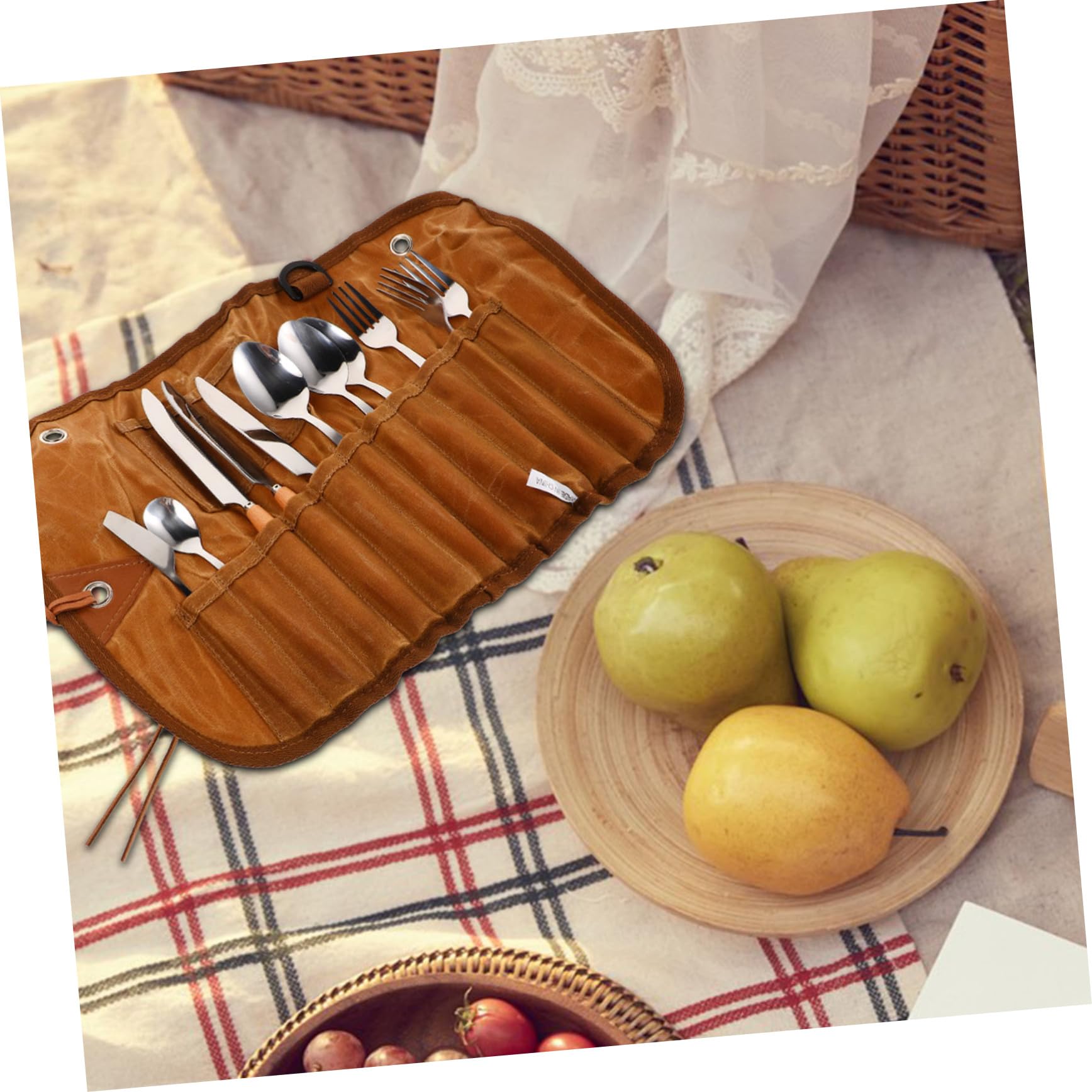 Set di Posate da Campeggio Halloween con Borsa, in Acciaio