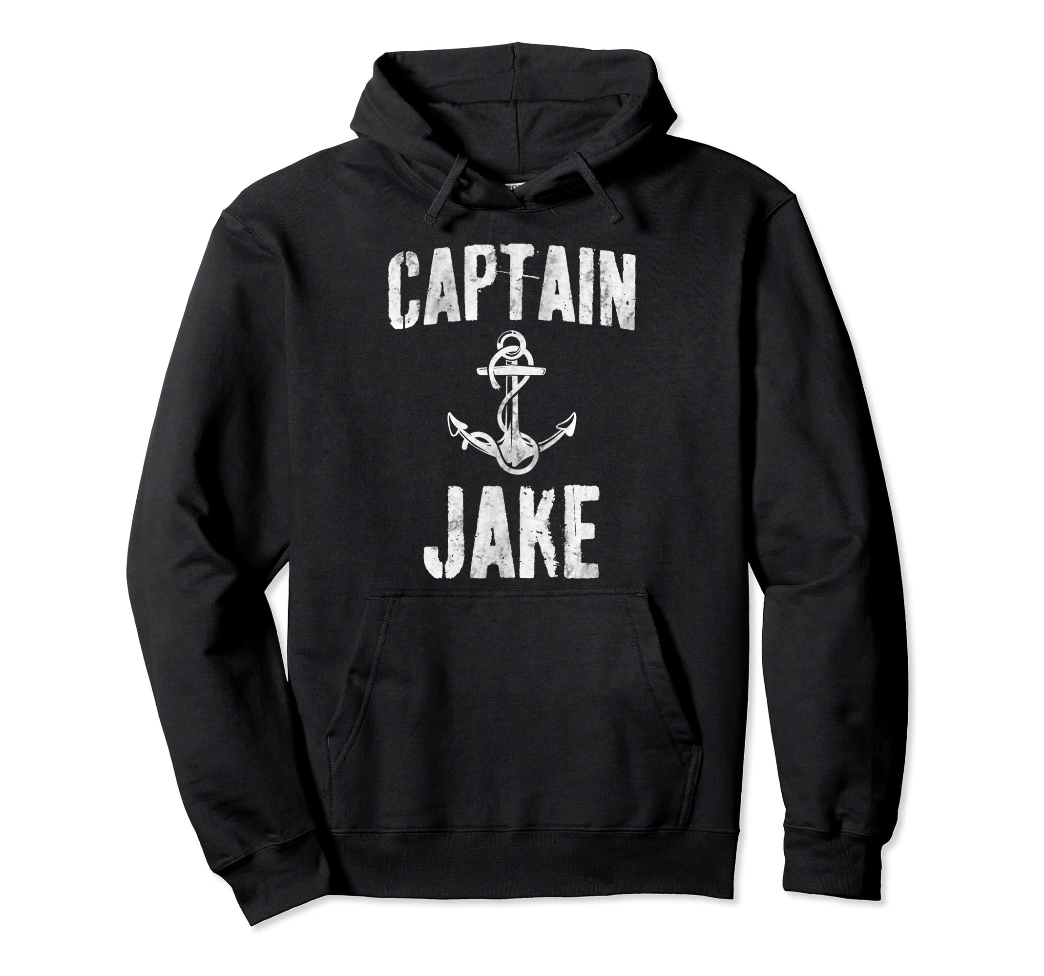 Funny Personalized Boating Shirt First Name Captain Jake Pullover Hoodie