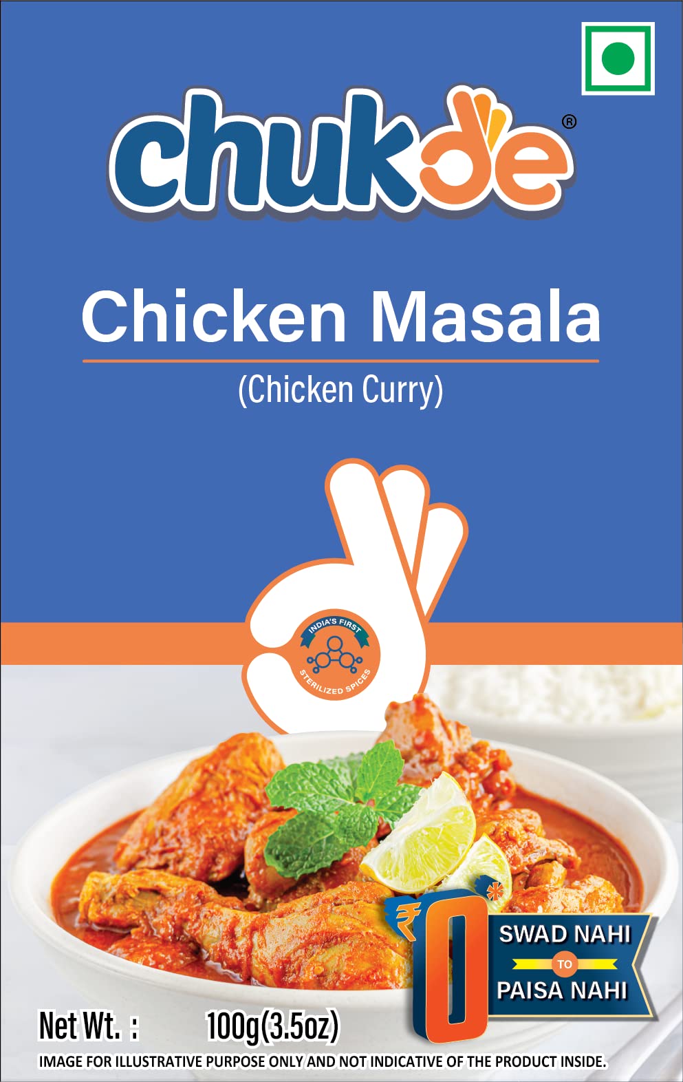 Chukde Chicken Curry Masala - 100 Gm | Blend of Spices for Flavorful Indian Chicken Curry | Includes Exotic Ingredients like CASSIA BARK (TAJ), Big Cardamom Seeds, Nutmeg, Cloves, Maca, and Kachari (B0B38TXWBW) Amazon Price History, Amazon Price Tracker