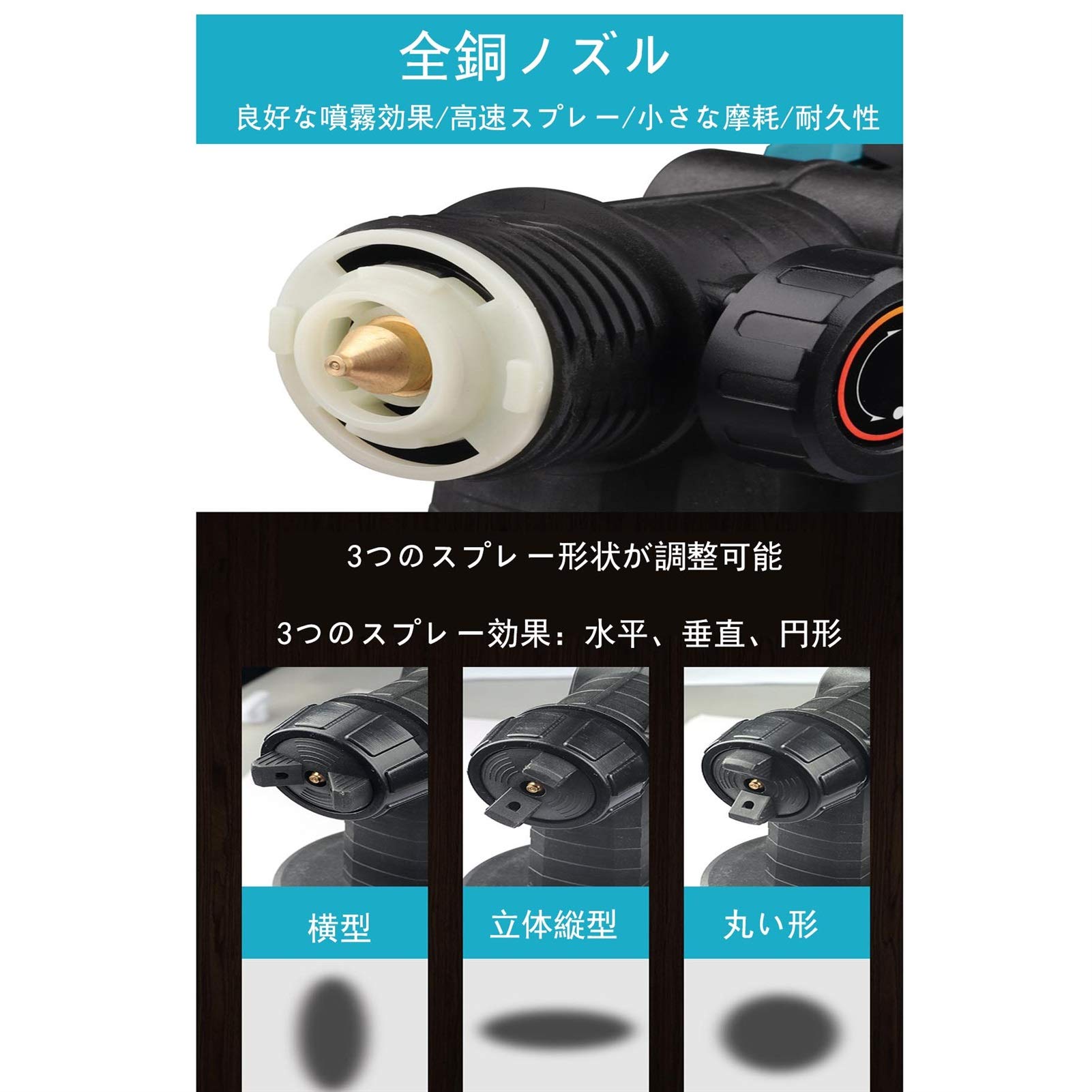 Amazon | 塗装 スプレー ガン電動 塗装機1000MLの強力な容量 21V