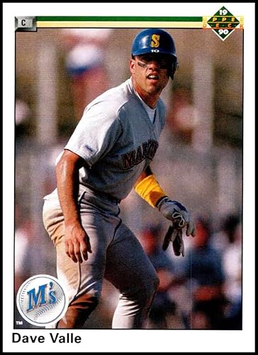 Baseball MLB 1990 Upper Deck #451 Dave Valle VG Mariners