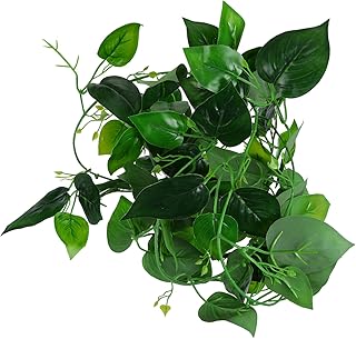 Mipcase Decoração Longo Terrário Simulação De Réptil Paisagem Verde Flexível Lagarto Animais Sucção Habitat Ramo Planta Copos Lagartos Com Crista Animal De Estimação Com Escorpião