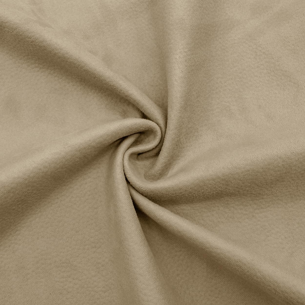 DESHOME Bilbao 15 Meter Stoff für Sofas aus strapazierfähigem Mikrofaser in Lederoptik, Meterware für Polstermöbel, Sofa, Sessel, Kissen, Stuhl, Beige