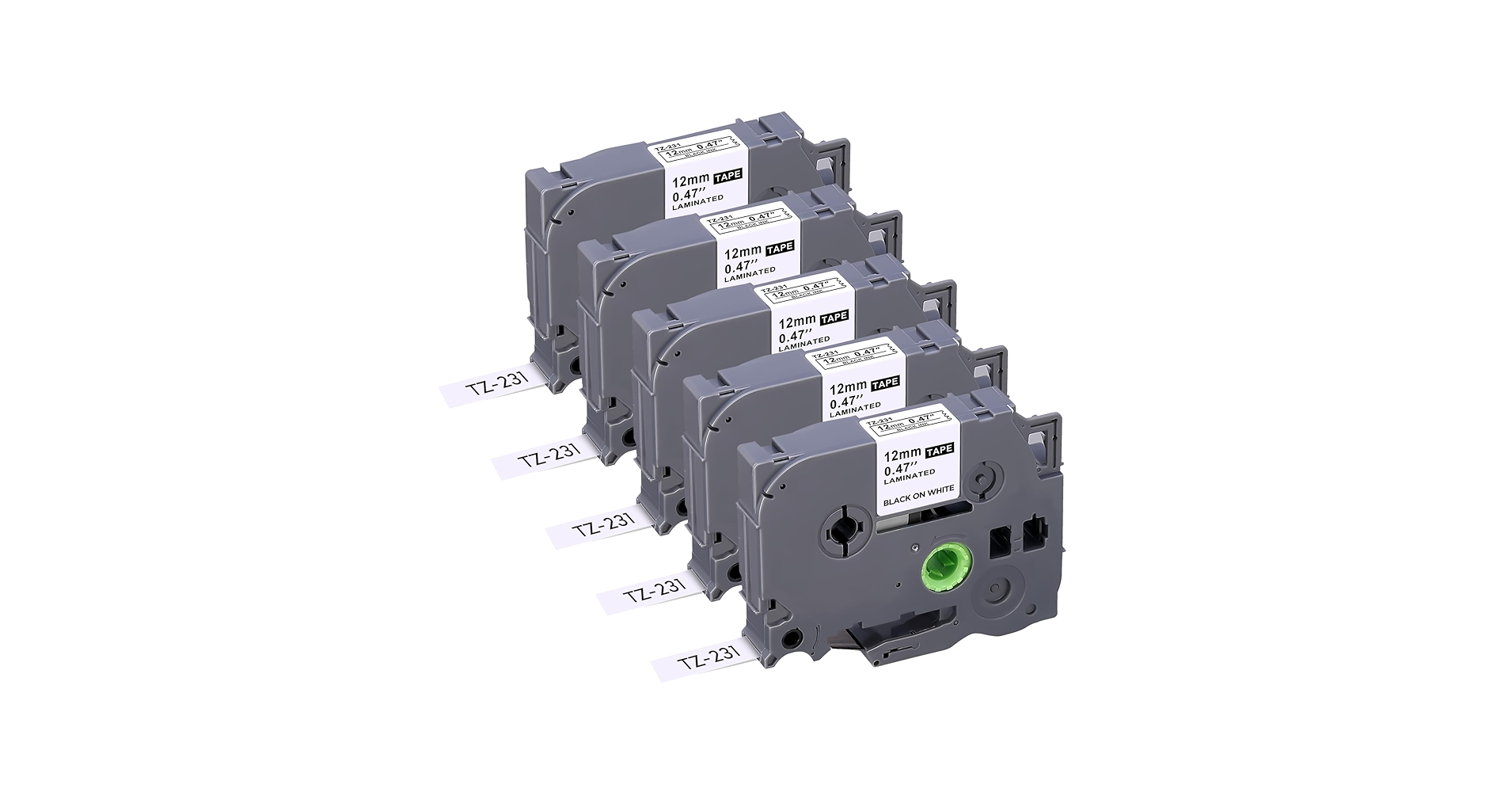 Amazon.com: JOJOME TZE-231 Compatible Label Tape Replacement for Amazon.com: JOJOME TZE-231 Compatible Label Tape Replacement for