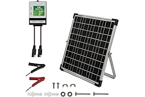 20W Solar Panel Kit with Mount and Controller for Camper