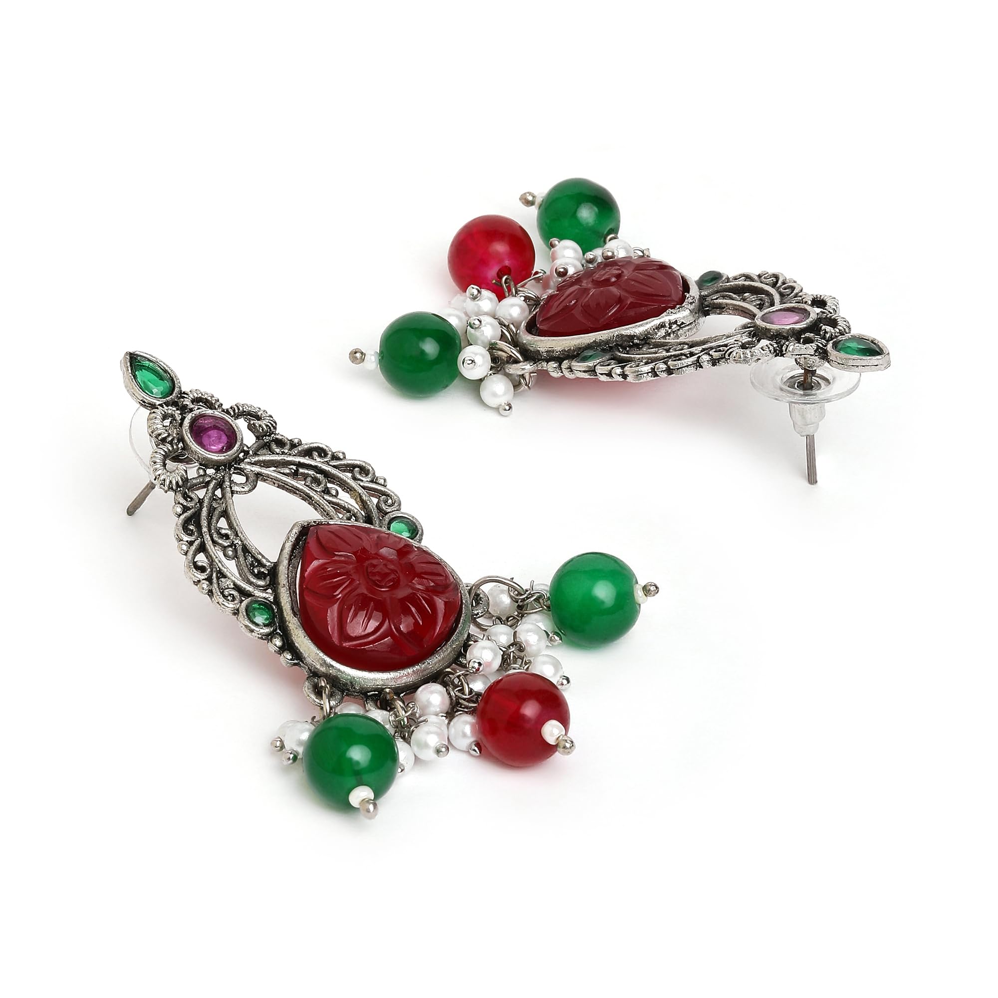 Chandbali Ethnic Earrings - Trendy Design