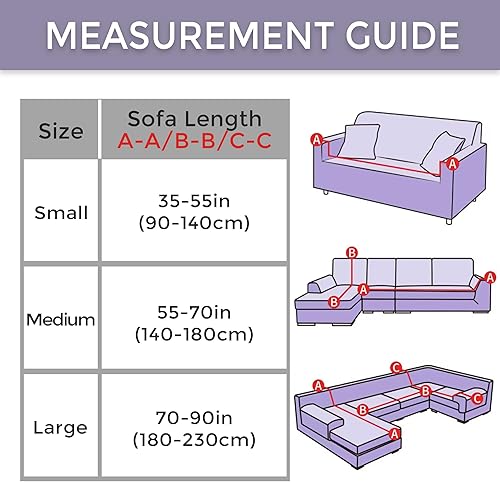 Miniatura 6 de Minxiang Funda elástica estampada para sofá de 2 plazas, fundas de sofá biplaza con elástico, con 1 funda de almohada