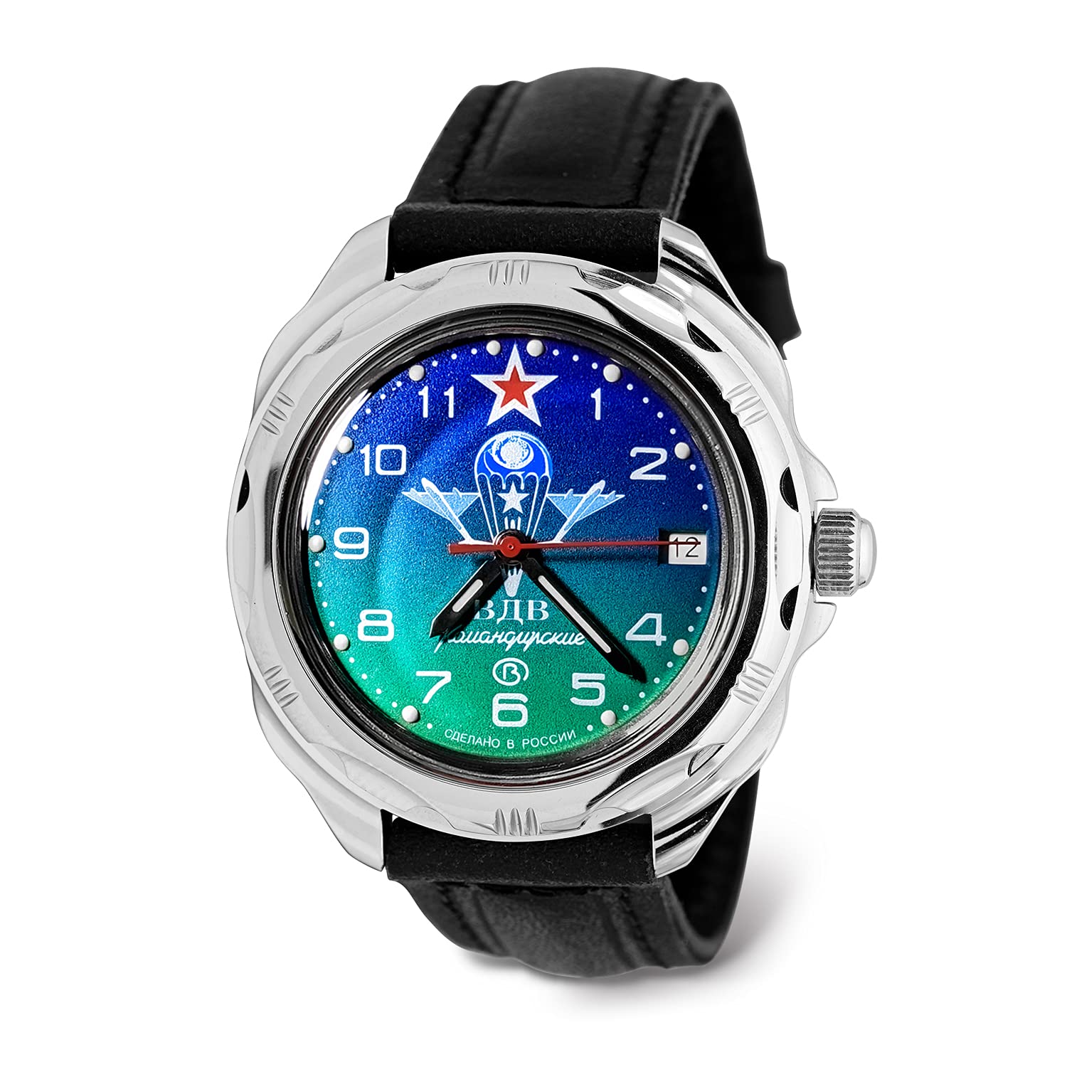 Vostok | Komandirskie VDV Russian Airborne Troops Russian Military Mechanical Watch | 818 Series |Fashion | Business | Casual Men's Watches