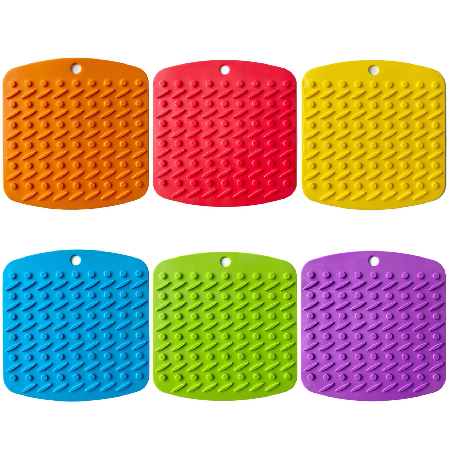 Séparateurs de casseroles silicone résistants à la chaleur et disques antidérapants