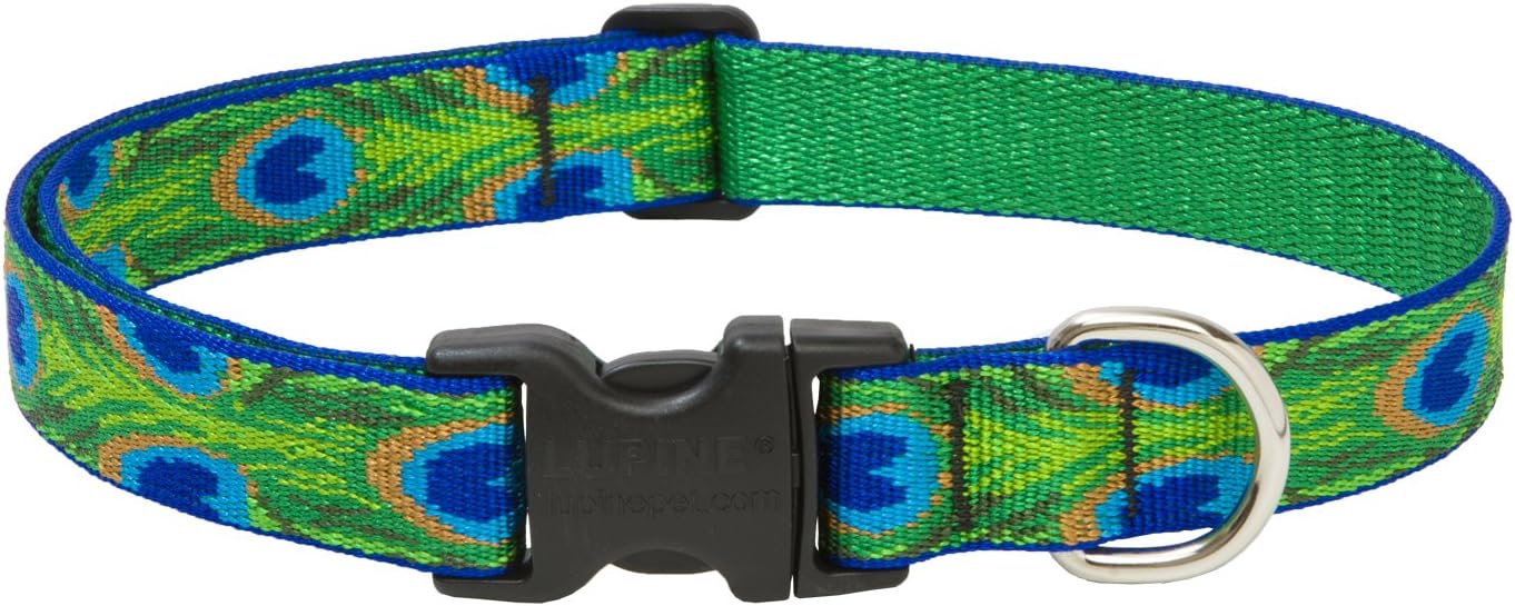 Lupinepet Originals 1" Tail Feathers 16-28" Adjustable Collar For Large Dogs