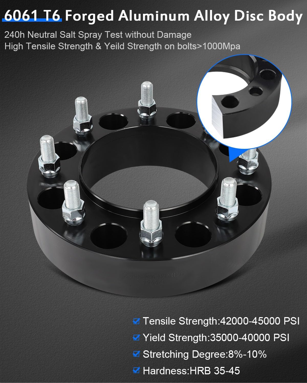 ECCPP 8x200 to 8x200 Wheel Spacers 2 inch Fit for Ford for F-350 2005-2016