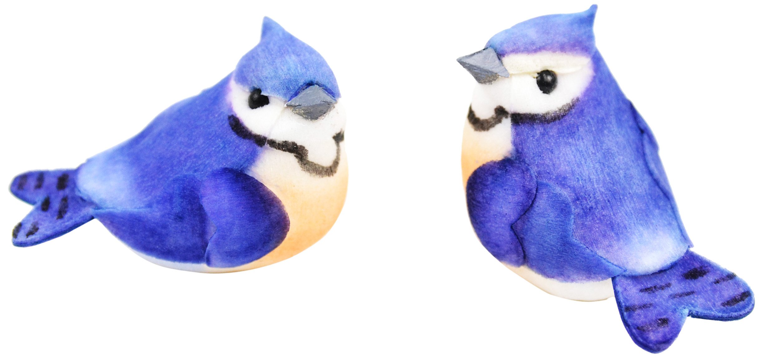 Touch of NatureMiniature Blue Birds - 1" Birds - Micro Birds - Artificial Birds - Mini Doll House - Craft Birds - Mushroom Birds