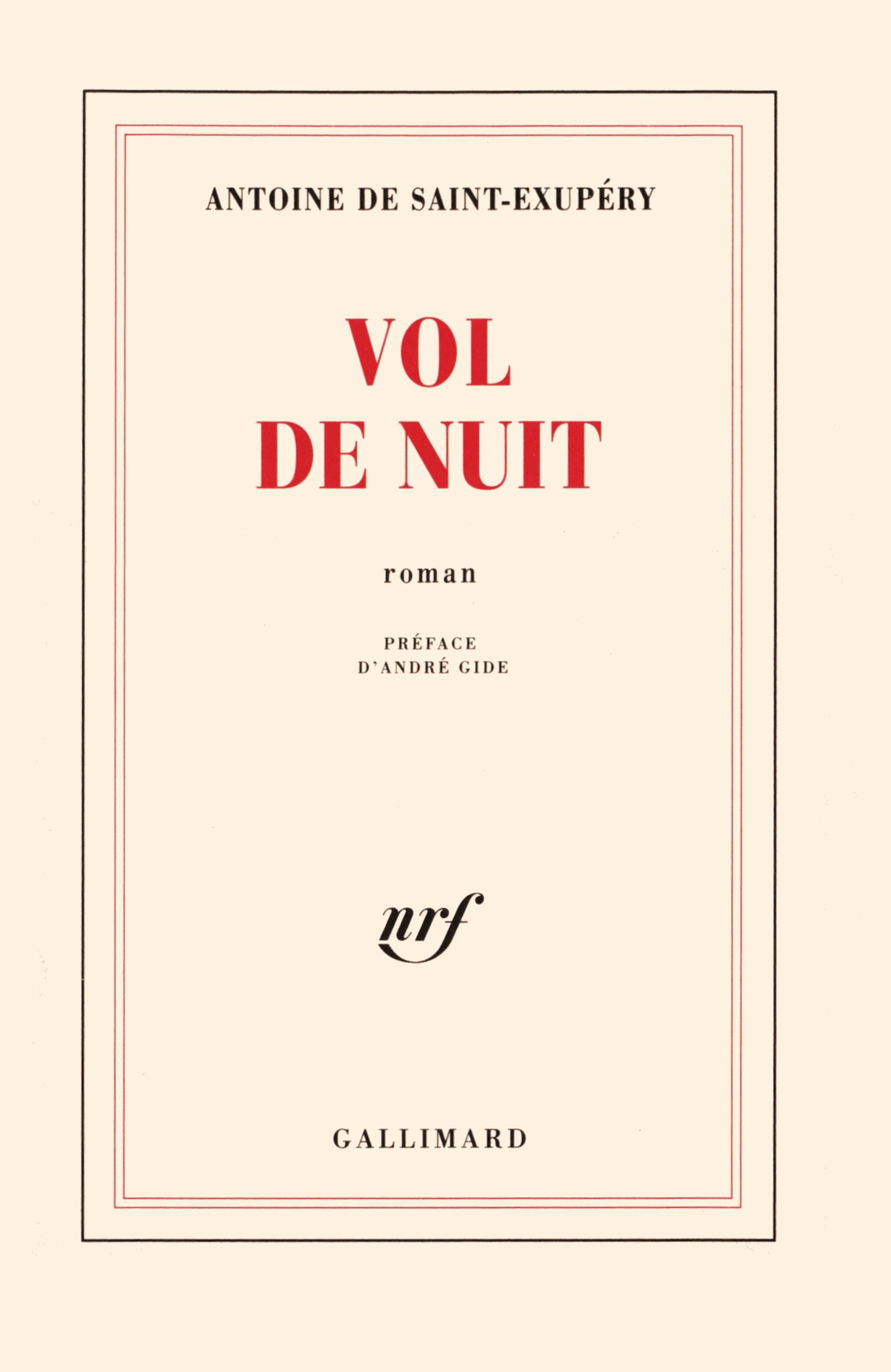 Amazon | Vol de Nuit | De Saint-Exupery, Antoine | Classics
