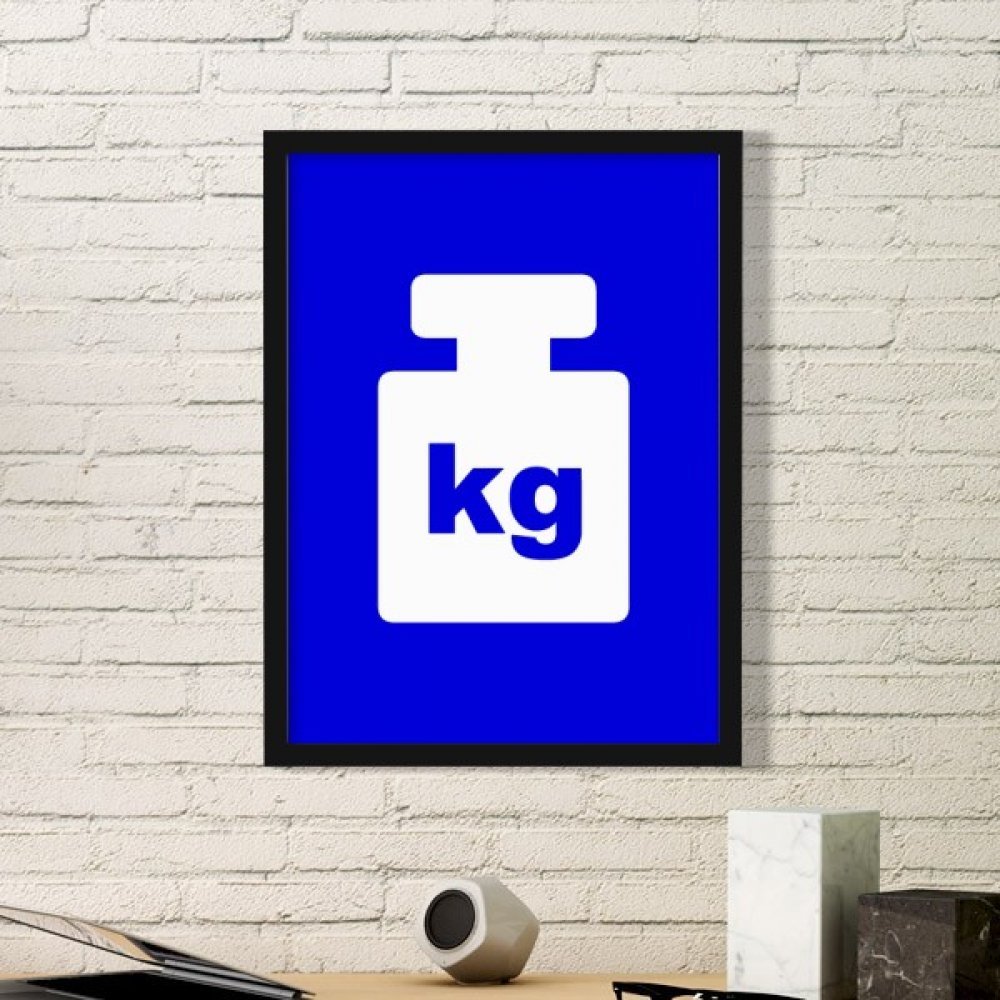 Peintures stickers d'avertissement bleu pour décorer un bureau moderne
