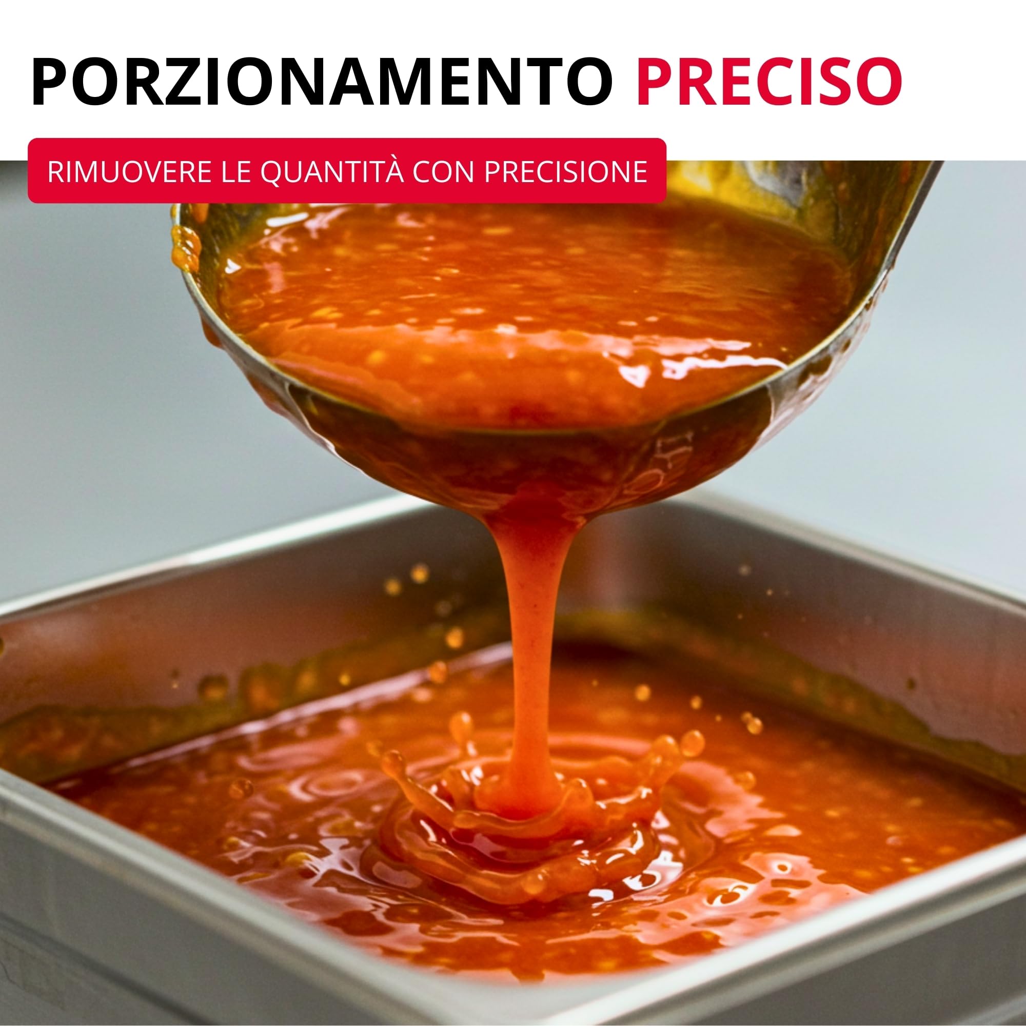 Westmark Mestolo Pro – piccolo in acciaio inossidabile per la cucina professionale – Mestolo per salse, condimenti, ecc. – Argento, Ø 10 cm, 250 ml