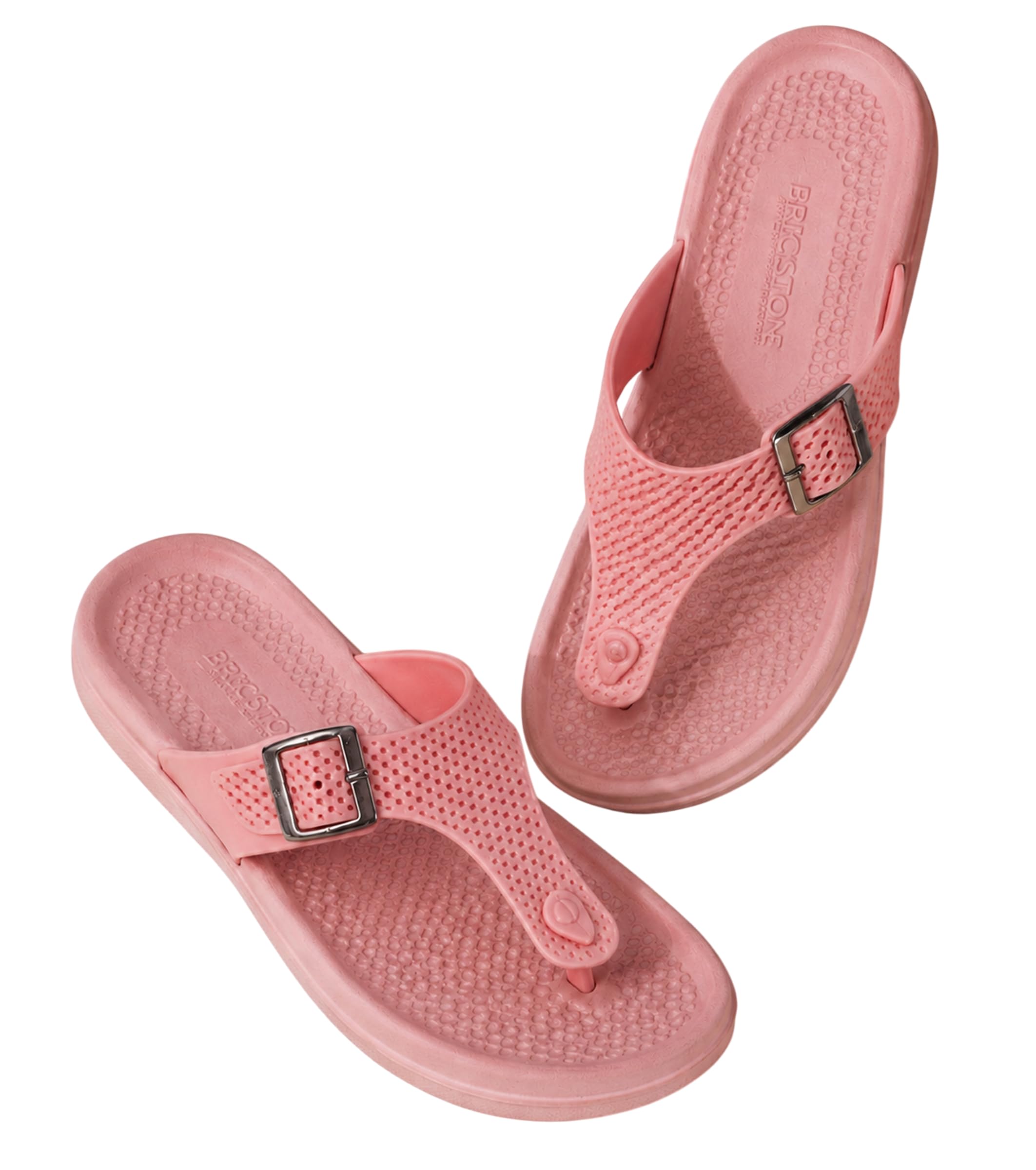 Flat Sandals for Women with Buckle Strap | Comfortable Daily Wear Sandals | Fashionable T-Bar Sandals for Women-image-10