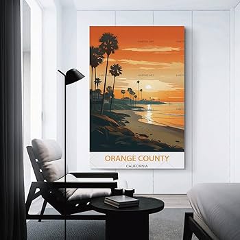 【セット商品】Orange&Parkアート（額あり）&カリフォルニアサインアート セット商品】Orange&Parkアート（額あり）&カリフォルニアサインアート