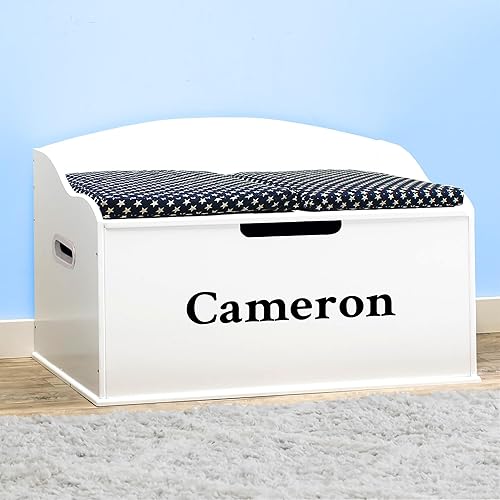 DIBSIES Caja de juguetes personalizada Creative Wonders (Serie Signature, niños, blanco)