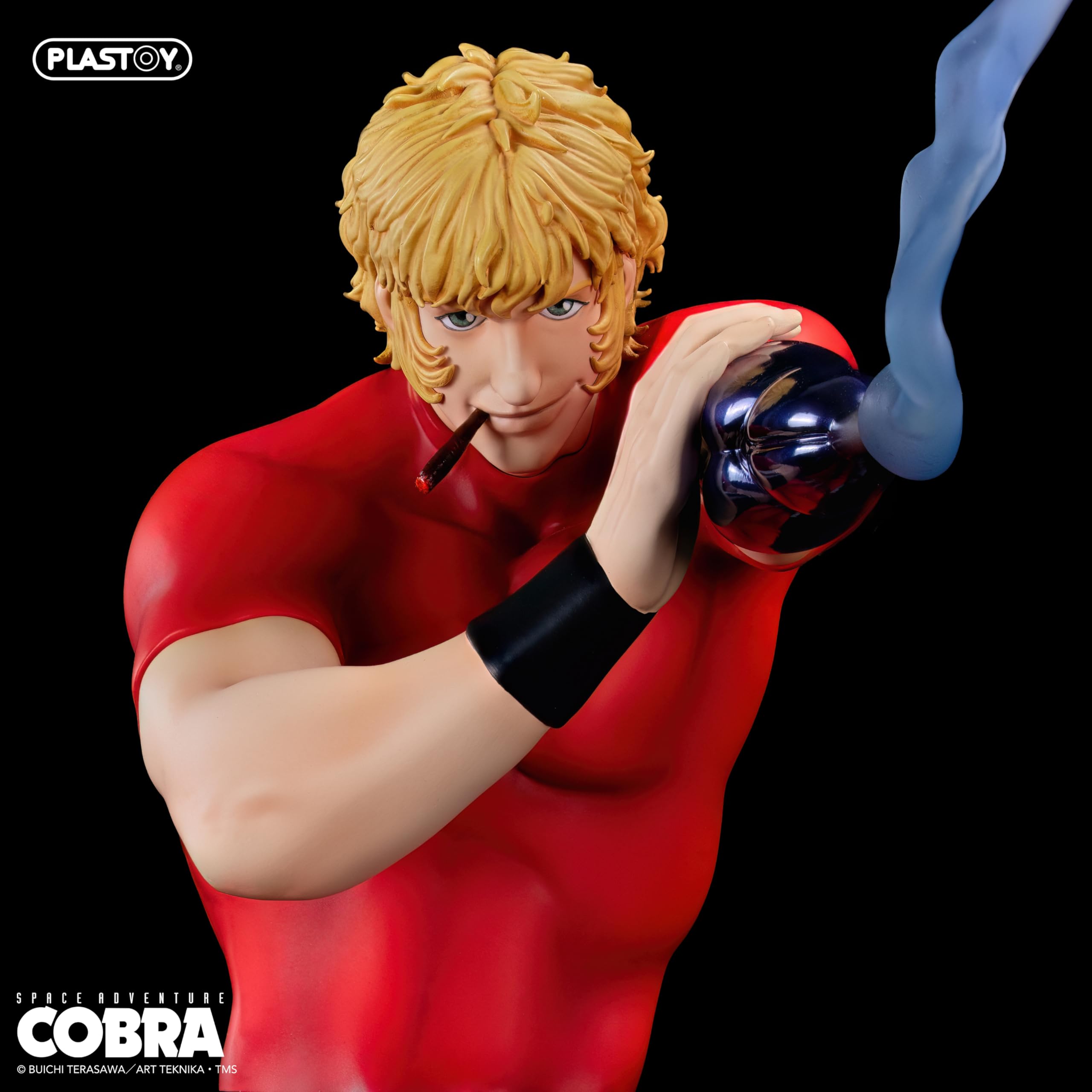 Plastoy Space Adventure Cobra Statuette de collection Cobra Psychogun - Édition limitée à 500 exemplaires - Résine - Format 1/6-28 cm