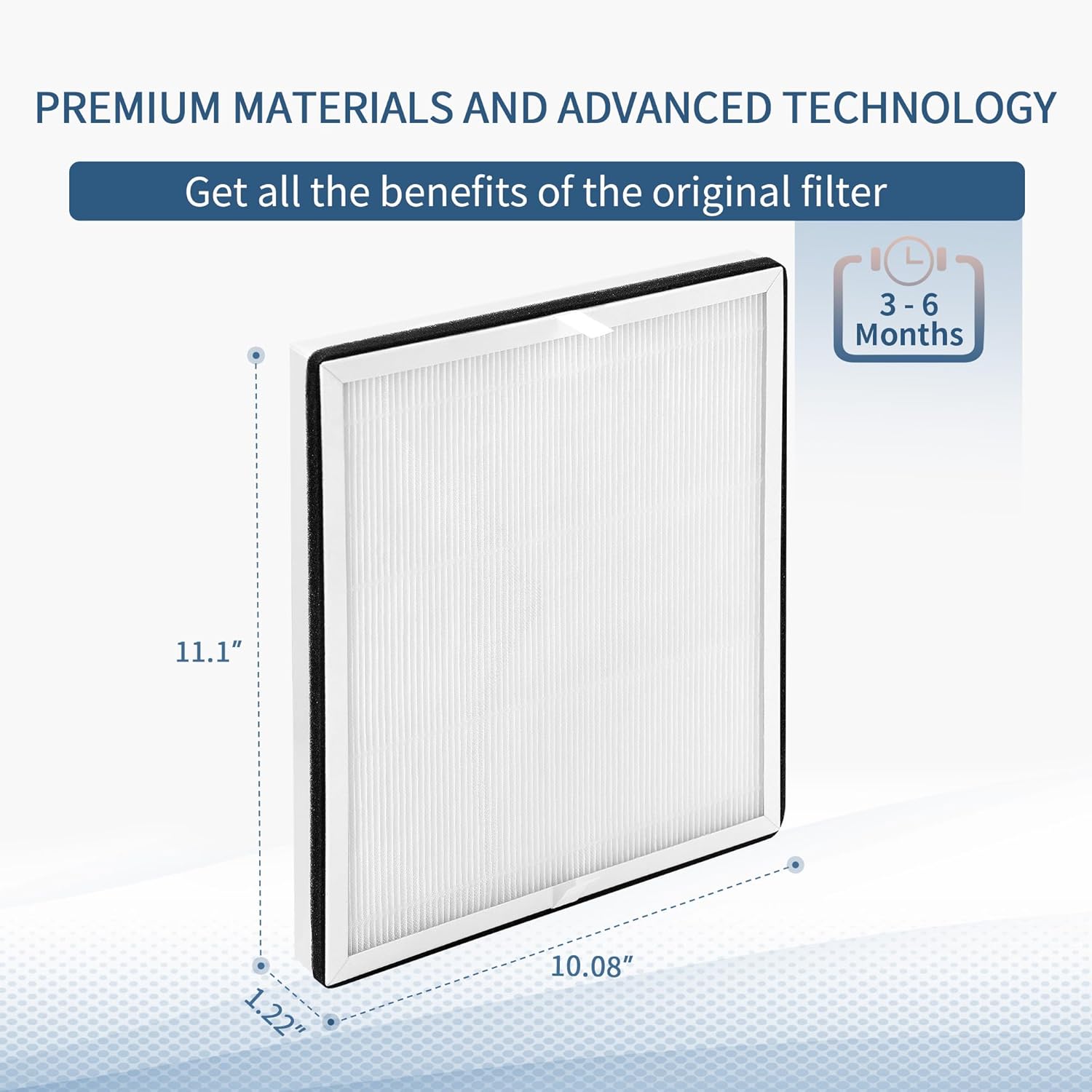 Europa Air Filter Compatible with Afloia Europa Air Puri-fier, 3-in-1 Europa Air Puri-Fier Filter Replacement with H13 True HEPA, Activated Carbon and Pre-Filter, Pack of 4